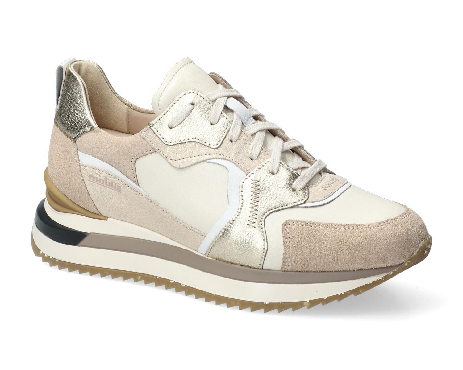 lacets femme modèle Janel Sable clair - Mephisto